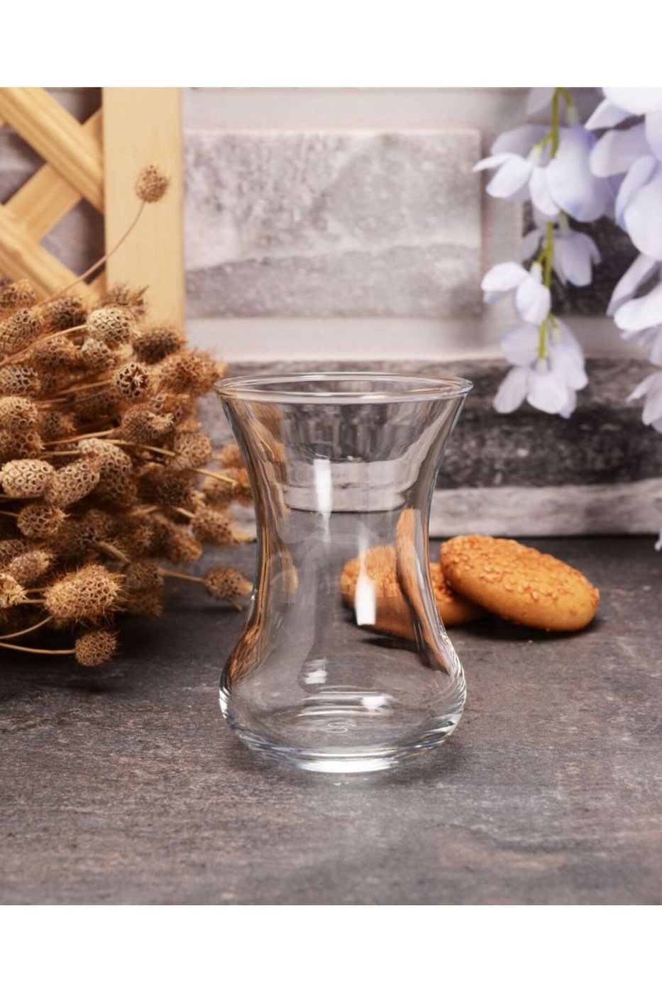 PAŞABAHÇE VEFA İNCE BELLİ ÇAY BARDAĞI – görsel 3