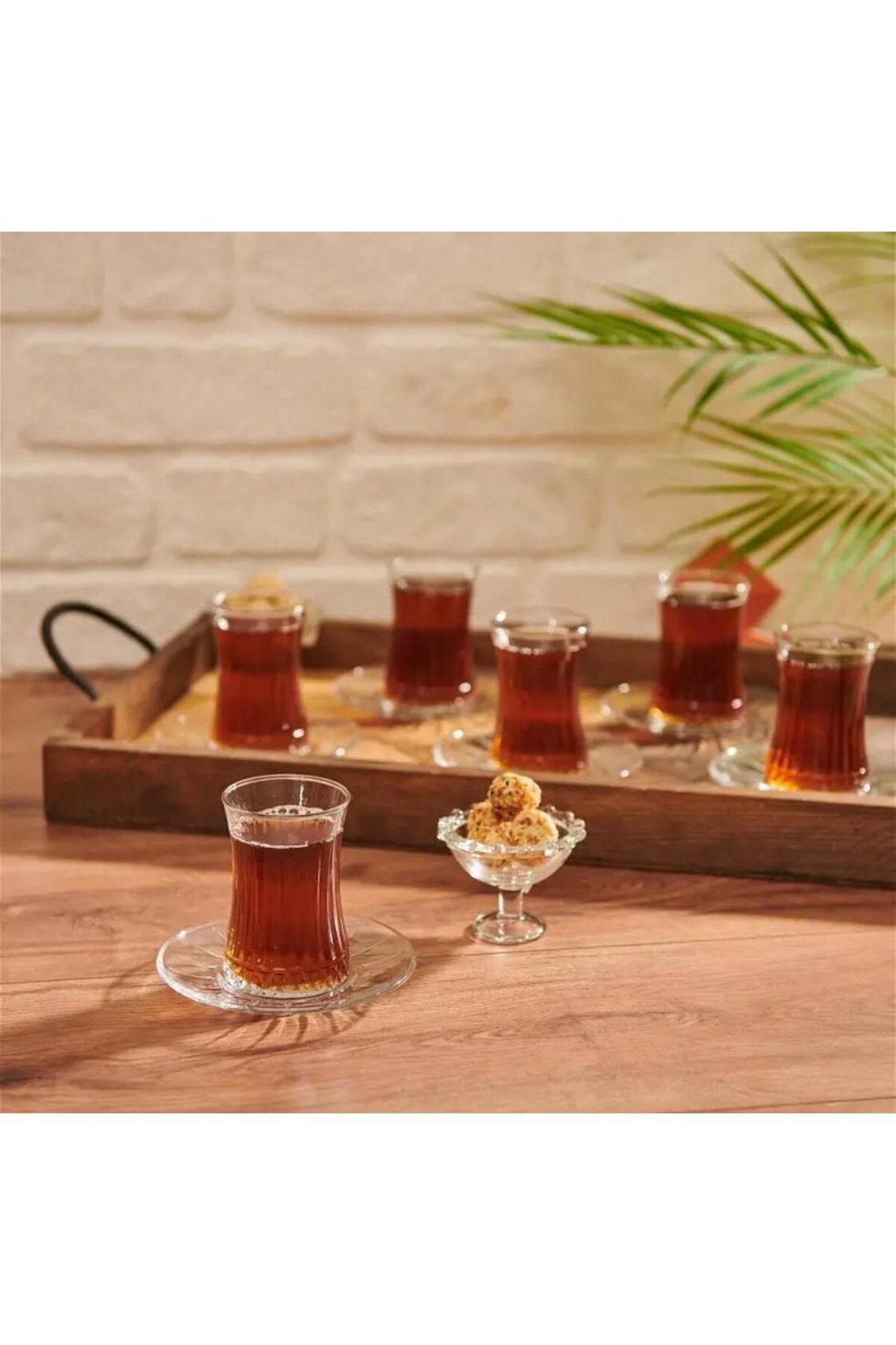 Elysia Çay Bardağı Seti 12 Parça Kutusunda Çay Bardağı Çay Tabağı – görsel 2
