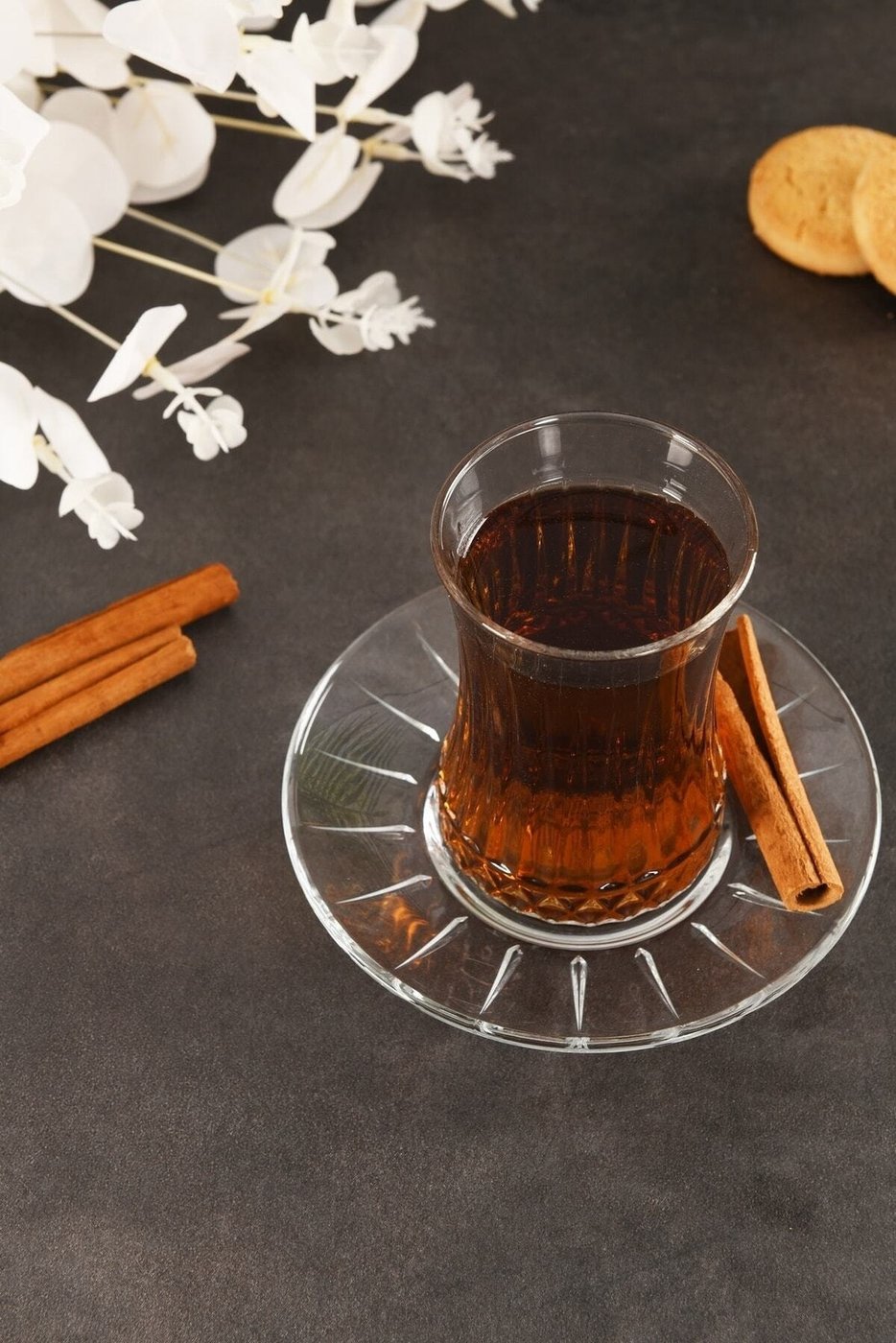 Paşabahçe elysia kristal çay bardağı seti takımı - 12 parça çay seti – görsel 1
