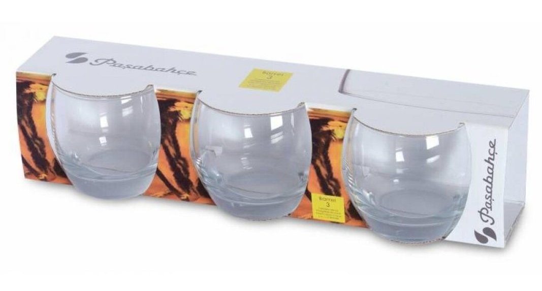 Barrel Su ve Meşrubat Bardağı Seti - Modern Tasarım Cam İçecek Sunum Bardağı – görsel 4
