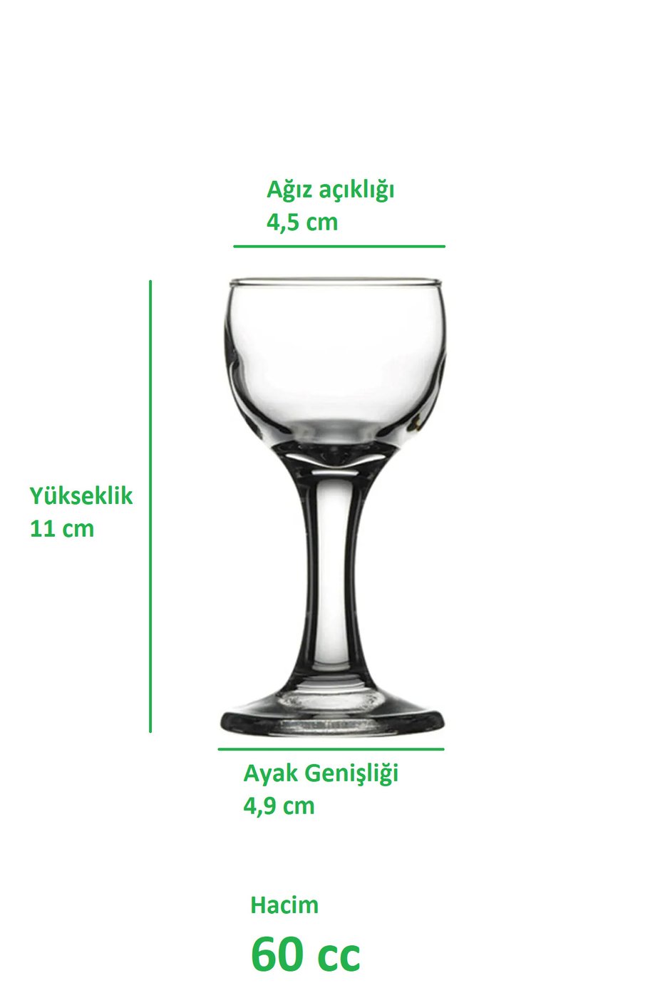 Bistro Likör Bardağı - 60 Cc – görsel 2