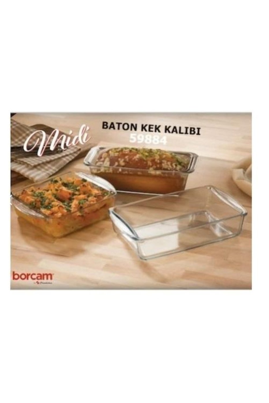 Mini Borcam Fırın Kabı 1120 cc – görsel 3