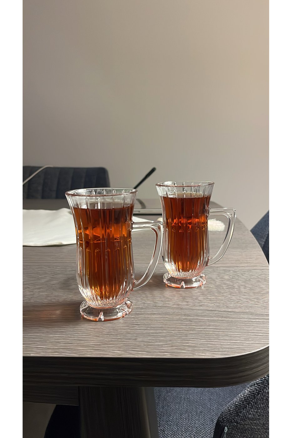 Glamour Kulplu Çay Bardağı – görsel 1