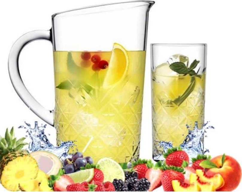 Paşabahçe timeless 5 prç. kokteyl meşrubat bardağı takımı-limonata seti – görsel 1