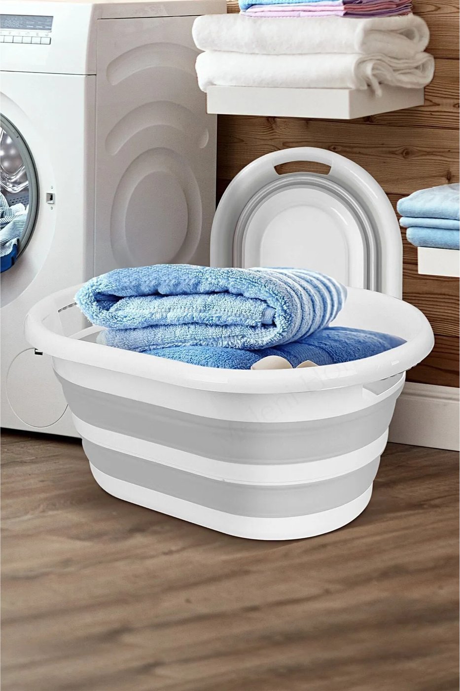 Katlanır Çamaşır Sepeti 18 Lt – görsel 4