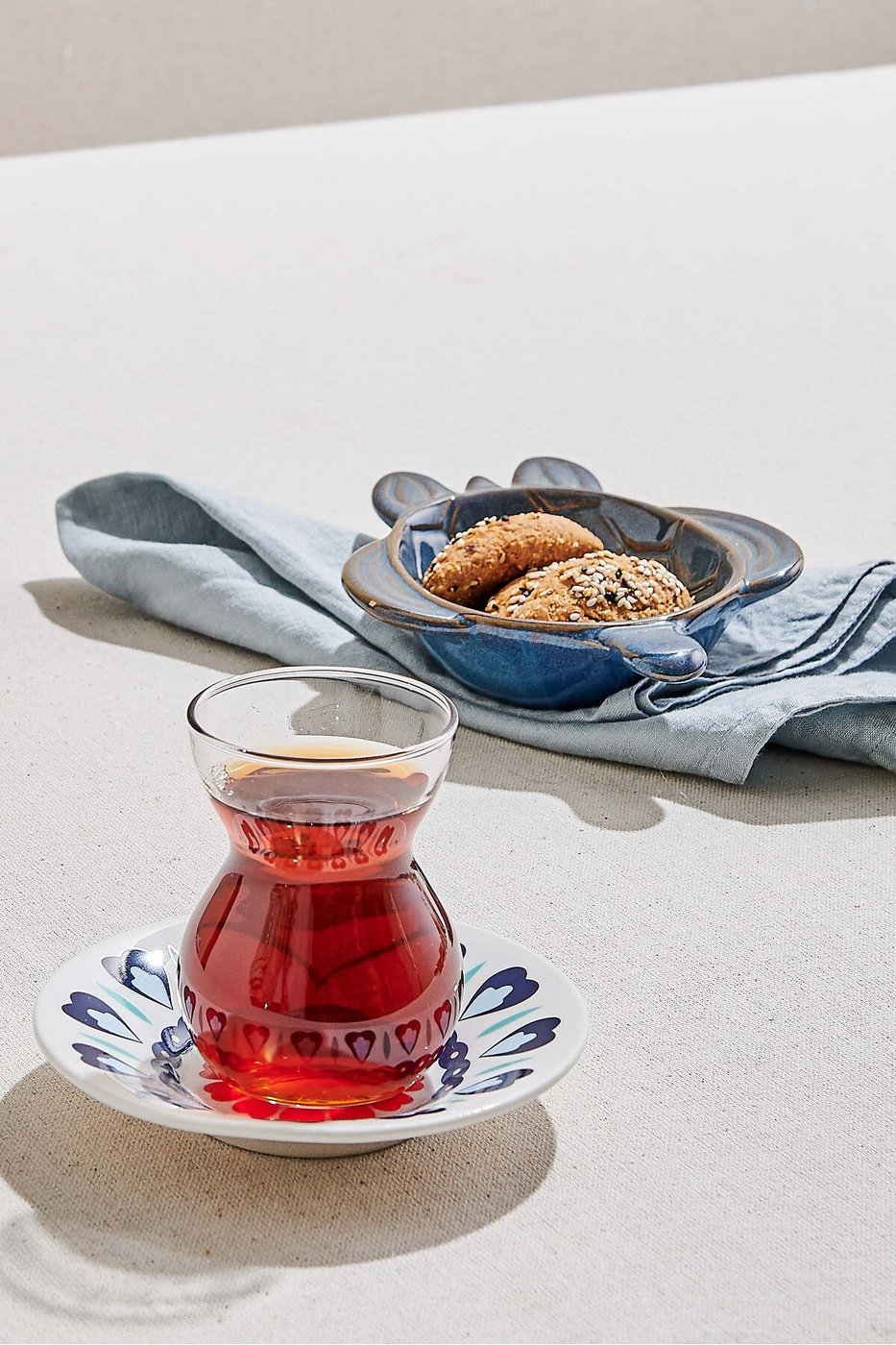 Dantel Çay Bardağı 140 cc – görsel 1