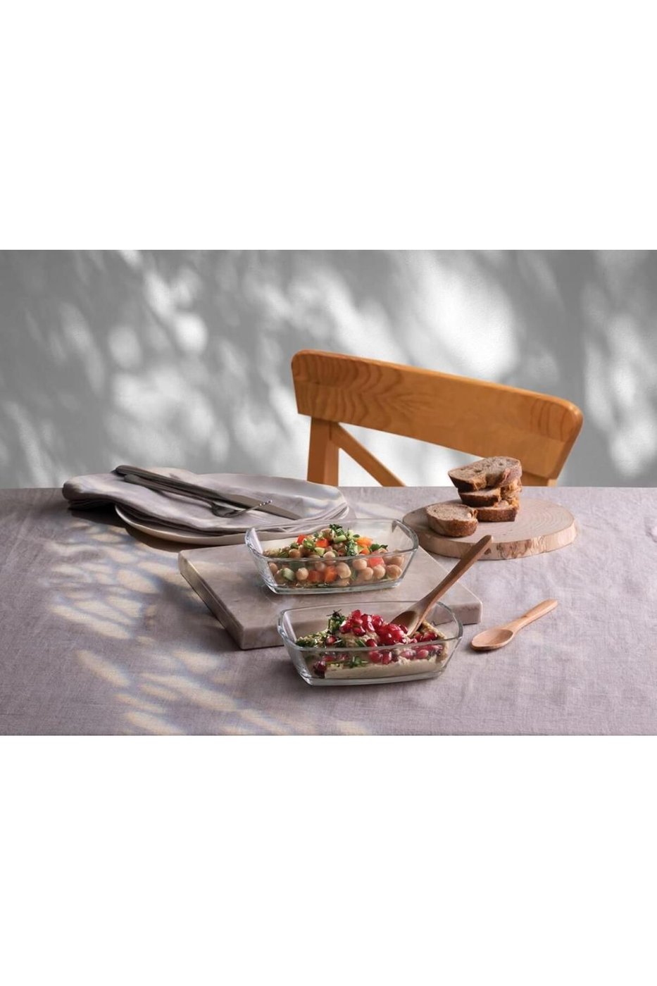 Tokio Servis Meze Cam Sunum Tabağı – görsel 1