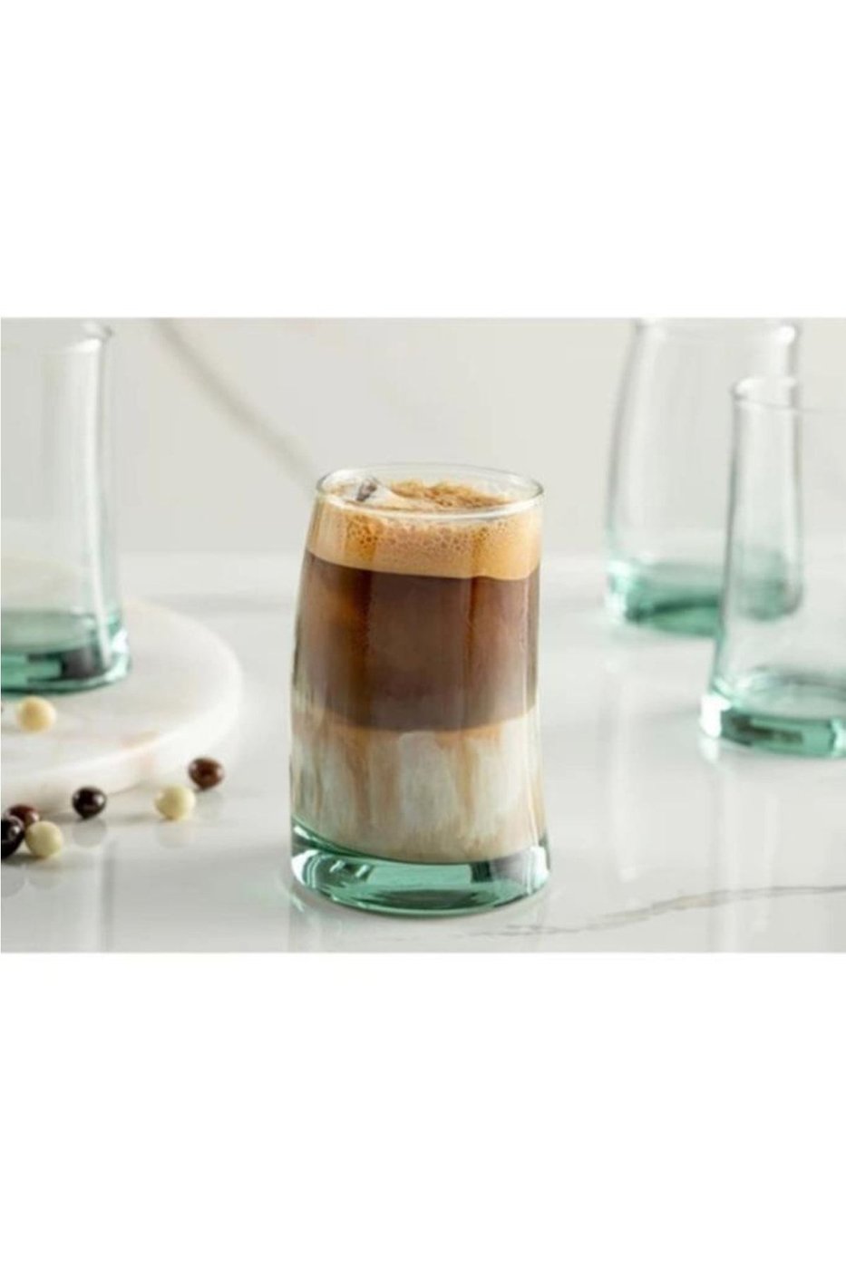 Penguen Meşrubat Bardağı Limonata Bardağı Yeşil – görsel 1