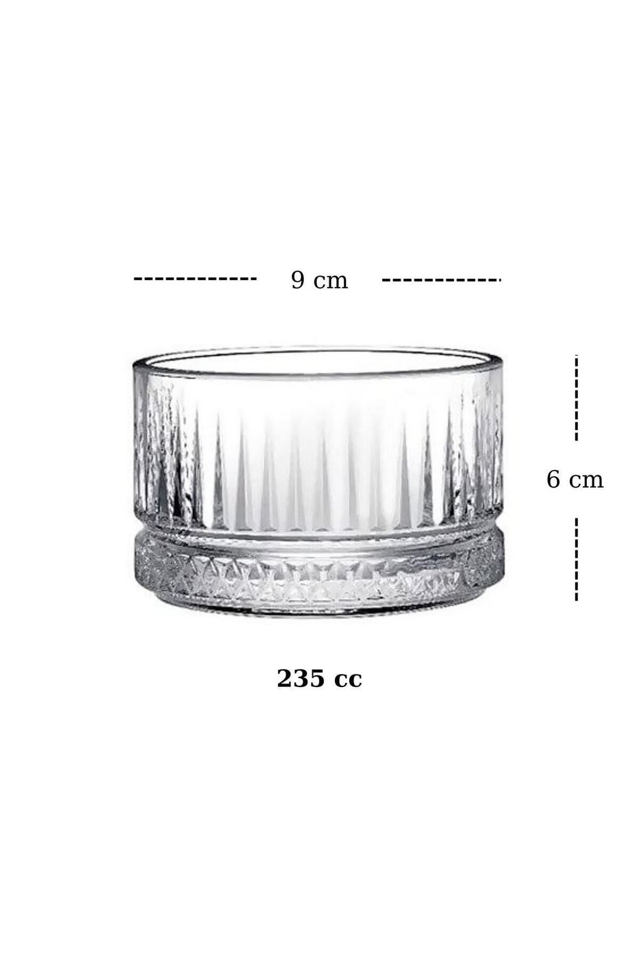 Elysia 12 Parça Çay Seti (6 Bardak & 6 Kase) – görsel 3