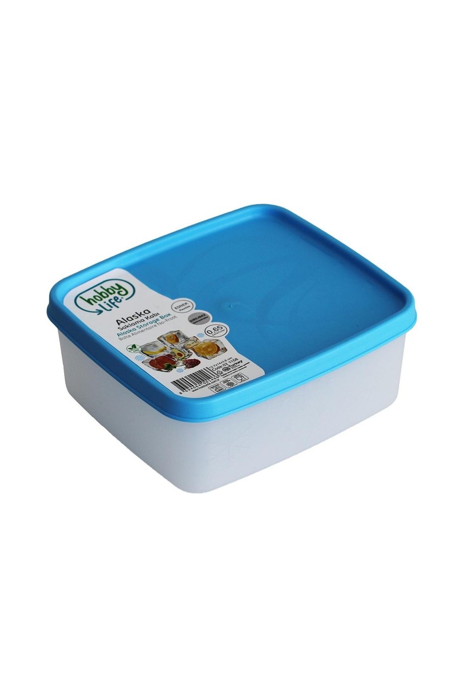Alaska Nofrost Saklama Kabı 0.65 Litre Tekli ( 20 Dereceye Dayanıklı ) – görsel 2