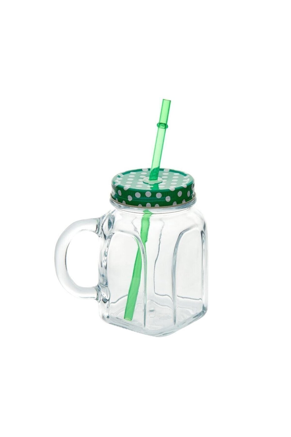 Pipetli Kavanoz Bardak Kulplu Bardak 450 Cc – görsel 2