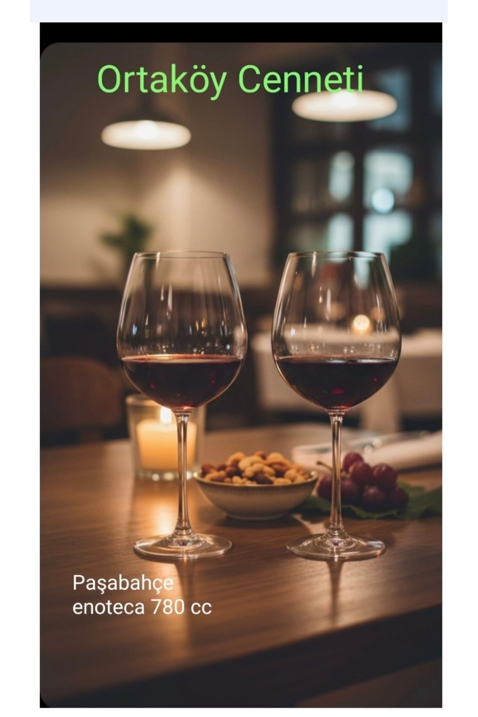 Enoteca Ayaklı Kırmızı Şarap Kadeh 780cc – görsel 2