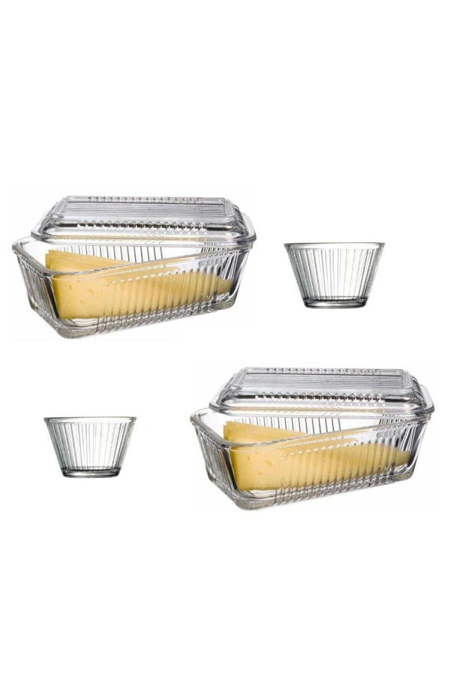 Paşabahçe frigo kapaklı kahvaltılık - tereyağlık peynirlik – görsel 1